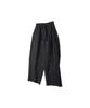 CREAM SODA LAB Air Essential Side Cut Wide Elastic Pants Black