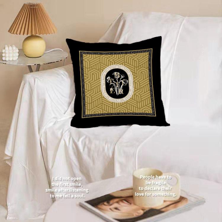 American Retro Art Pillow Case Living Room Sofa Bedroom Backrest Cushion Geometric Art Pillow Home Decoration