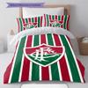 Fluminense Pattern Bedding Set Quilt Cover Pillowcase Home Decor Gift (1 * duvet cover + 2 * pillowcase, without core)