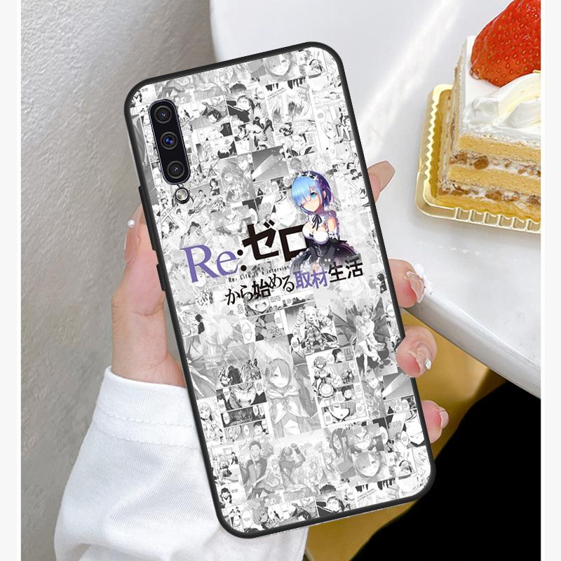 Re Zero Rem Hülle für Samsung A12 A32 A42 A52 A72 A52S A03S A21S A11 A31 A51 A71 A10 A50 A70 Vollständige Abdeckung