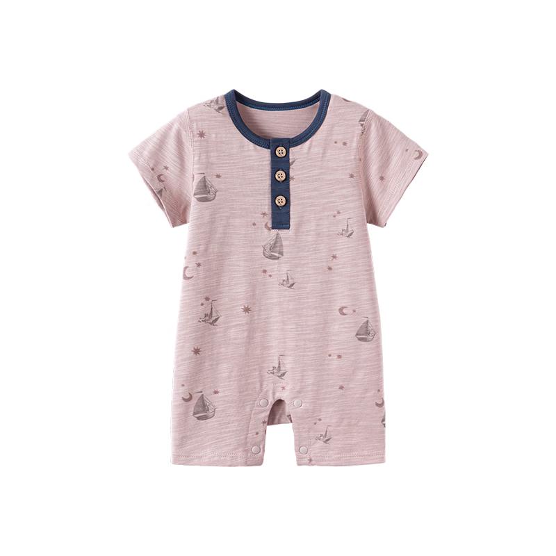 

Babylove Boy s Star-Moon Nautical Short-Sleeve Summer Romper 80