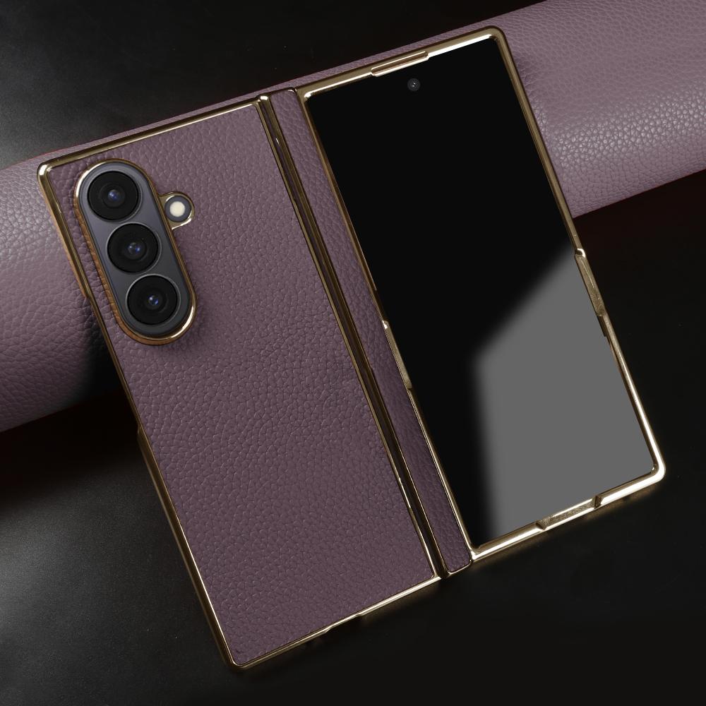 Līču īstas ādas maciņš priekš Samsung