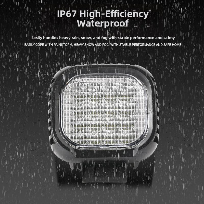 48W Aluminum Alloy LED Light Spot Flood Light Off Road Driving Lights Bumper Roof Light For Car Motorcycle ATV Waterproof