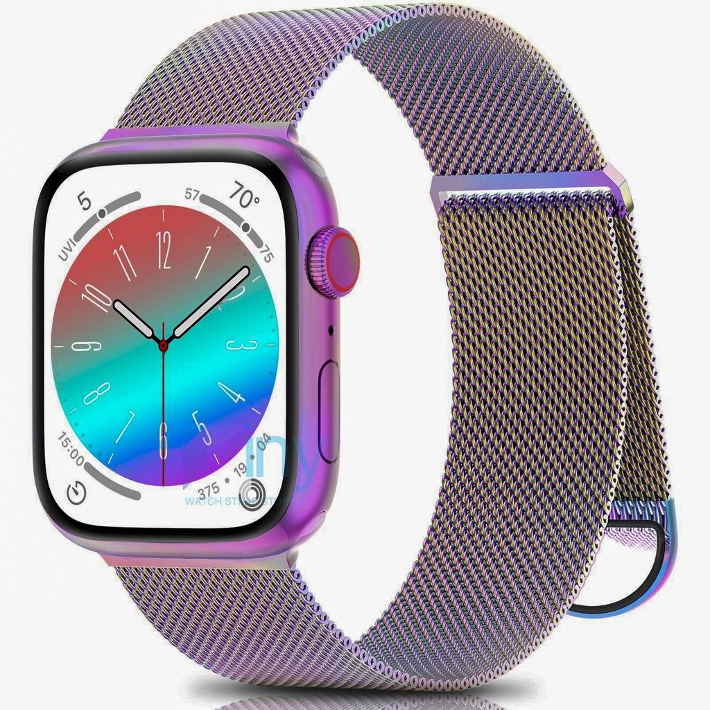 Metal Milanese Loop Strap For Apple Watch Ultra Band 49mm 42mm 44mm 45mm 41mm Steel Mesh Magnetic iWatch Series 9/8/7/6/5/4/3/SE