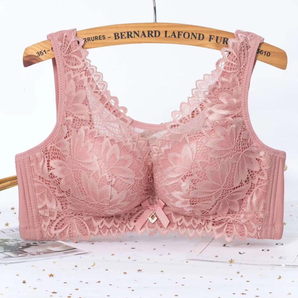 Full Coverage Women Lace Bra Push Up Bras B C D Cup Underwear Ladies