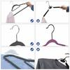 Velvet Maxi Hanger, Set Of 50, Graphite