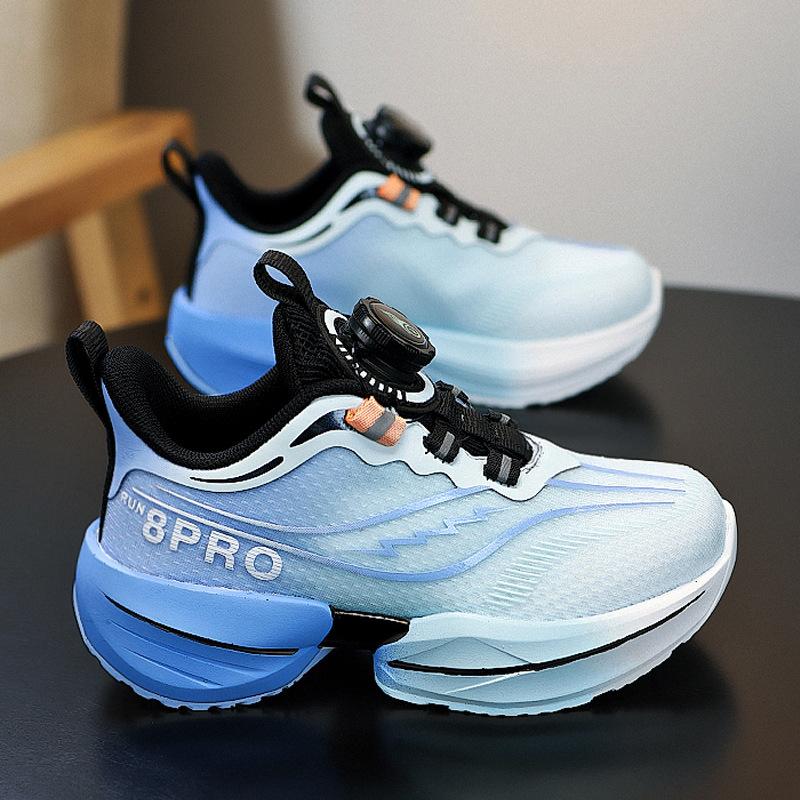 Classmate Girls 2025 New Spring Children's Red Rabbit 8por Sneakers Older Children's Mesh Running Basketball Shoes Girls