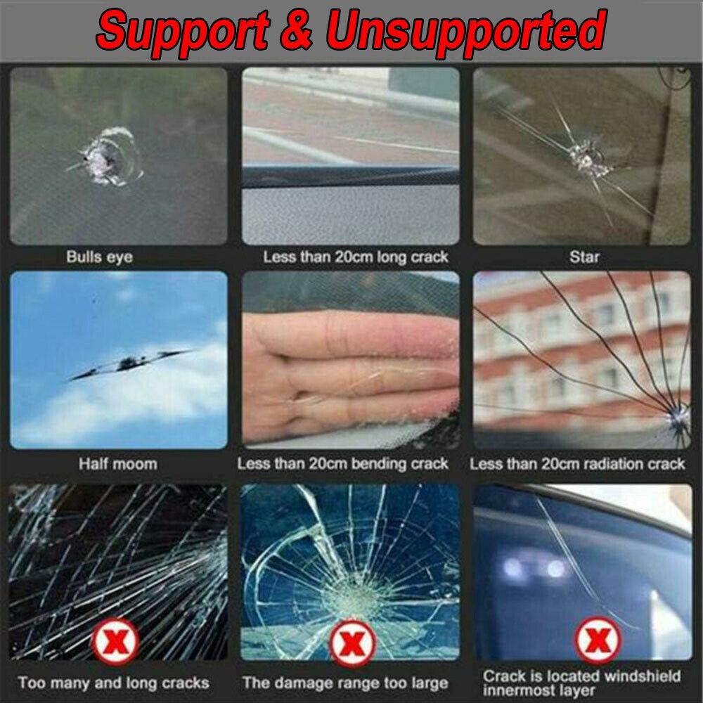 Car Windshield Cracked Repair Tool DIY Car Care Window Glass Repair Kit Glass Curing Glue Auto Glass Scratch Crack Restore Tool