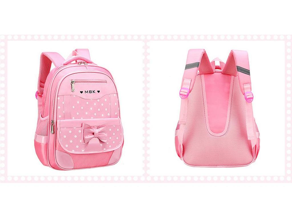 Elementary School Trolley Backpack for Girls (Grades 1-3 and 5-6), Ages 6-12, Korean Style