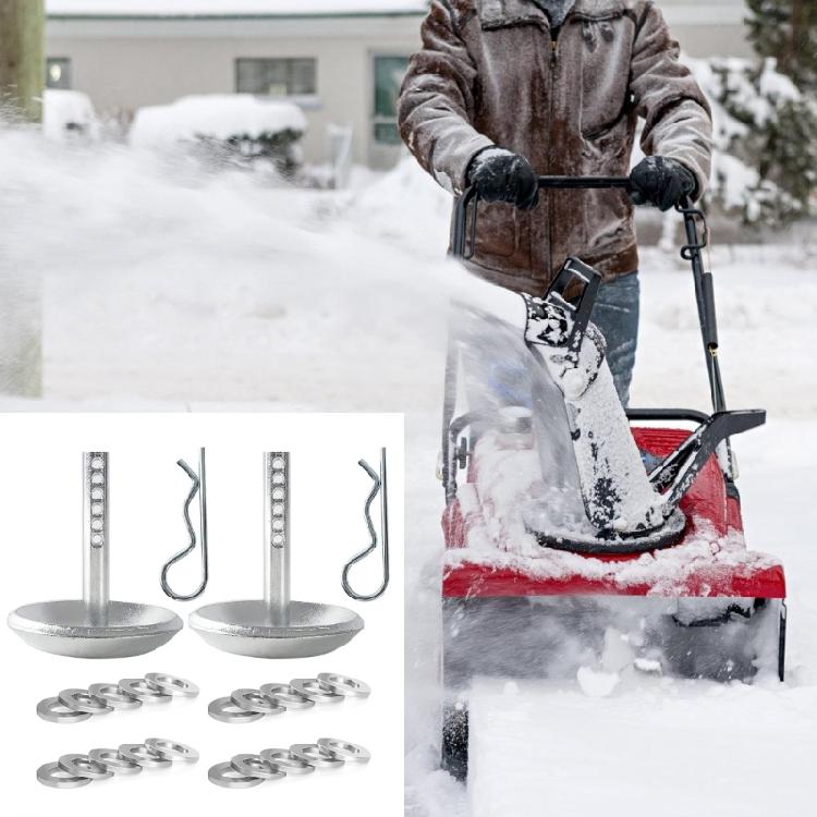 Snow Plows Skids Shoes set Adjustable Height Snow Plows Skids Shoes Snow Plows Runner Long Service for Enhances Grip on Ice