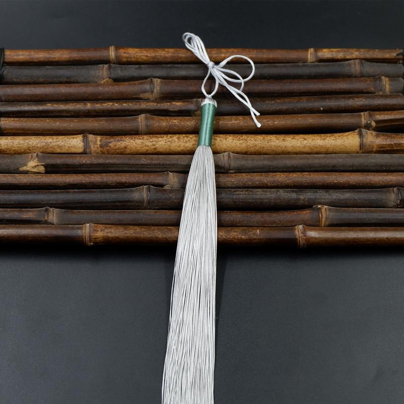 25Cm Fringed Suizi Ancient Clothing Hanfu Pressure Placket Waist Pendant Large Fan Guqin Sword Pendant Hanging Ear