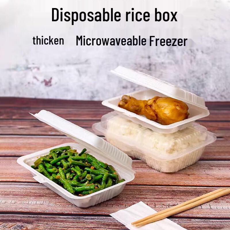 Einweg-Kunststoff-Lebensmittelbehälter mit Deckel