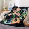 1pc Ben10 Blanket Lightweight Flannel Throw For Sofa, Bed, Travel, Camping, Livingroom, Office, Couch, Chair, And Bed