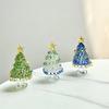 Handmade Colorful Christmas Tree Ornaments Glass Christmas Tree Decorations Christmas Tree Holiday Table DIY Decorations Gifts