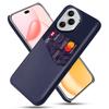 For Honor 400 Pro 5G (Global) Case PU Leather Cloth Texture Hard PC Phone Cover with Card Holder