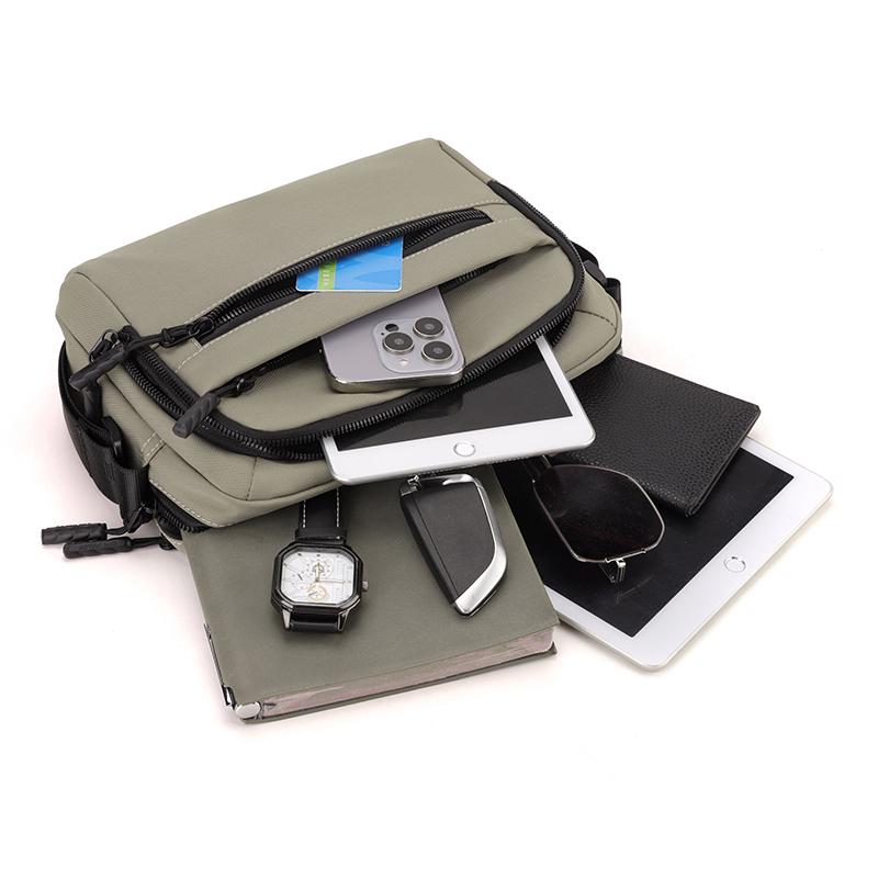 Geantă bărbătească Oxford cu mai multe compartimente, geantă de umăr crossbody