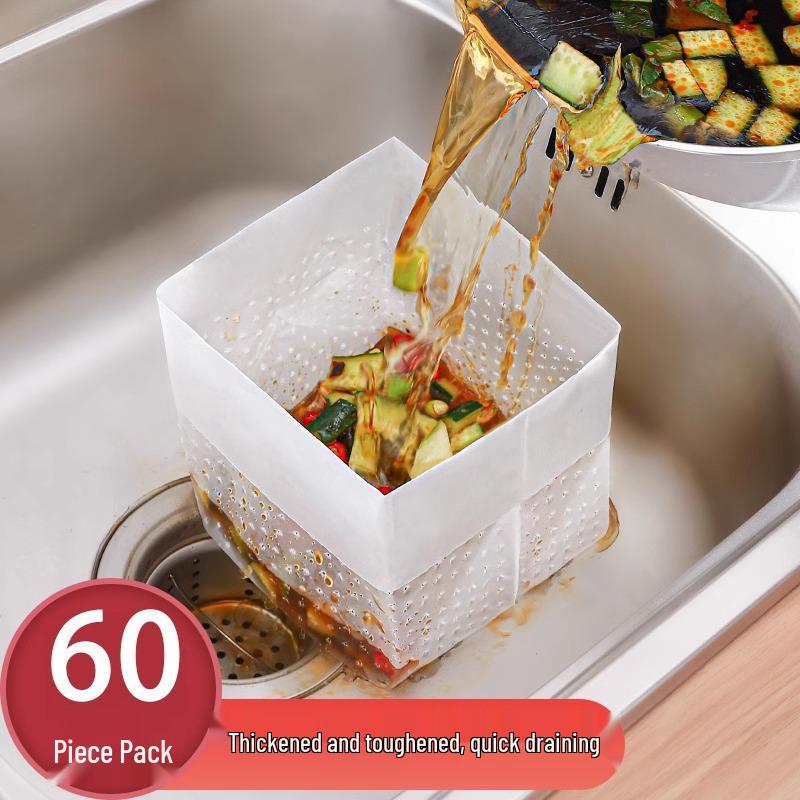 Disposable Self-Standing Kitchen Sink Drain Bag Filter for Food Waste