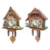 2pcs Cuckoo Movement Chalet Vintage Style Clock