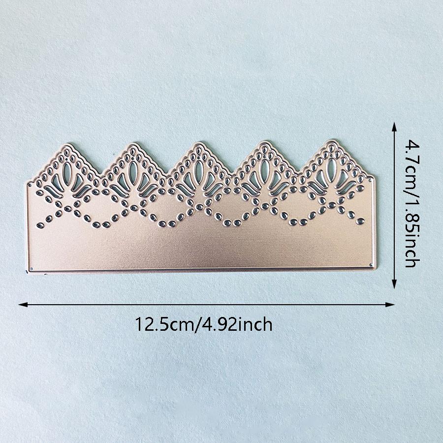 Maple Leaf Lace Edge Border Metal Cutting Dies for DIY Scrapbooking Album Embossing Paper Cards Decorative Crafts