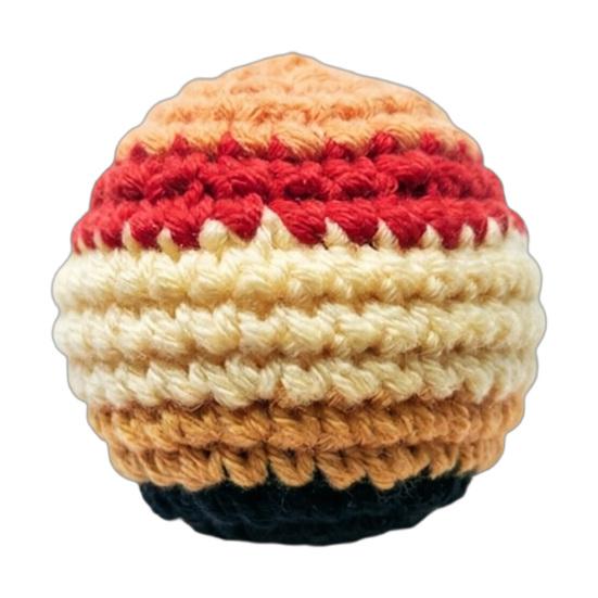 

Handmade Knitted Footbag Sack, Outdoor Play Multicolored Crochet Bag Woven Kickball Toy, Colorful Juggling Balls for Kids, Adults, Beginners F
