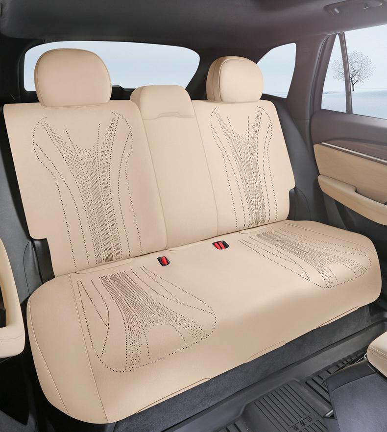 Geely Xingyue L 2026 Car Seat Covers - Oriental Black Suede Saddle Cushions