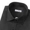 S.t. Dupont Long Sleeve Regular Fit Stretch Spandex No Pocket Black Shirt Se5fm12ls905sbk