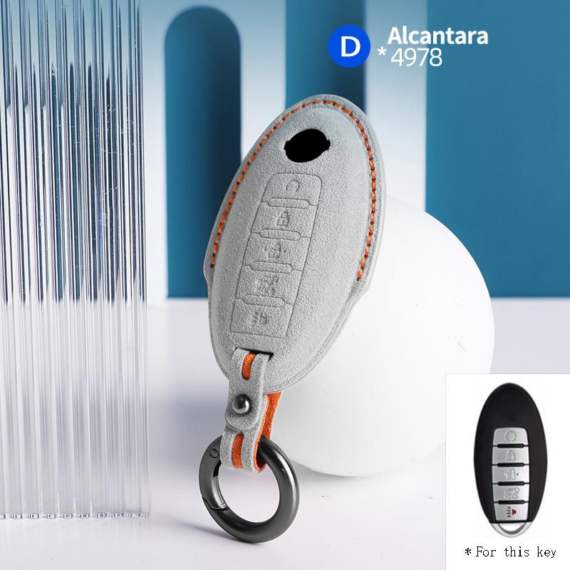 Interior Mouldings 5 Button Car Key Case Cover Shell For Nissan Patrol Y62 Altima Maxima Remote Keychain Accessories