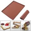 1PC nieprzywierająca mata silikonowa do pieczenia ciasto rolka Pad Macaron Swiss Roll mata do piekarnika narzędzia do pieczenia akcesoria kuchenne