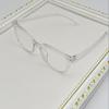 4pcs Steam Punk Style Anti-Blue Light Square Glasses Plastic Frame Anti-Reflective Plastic Lens