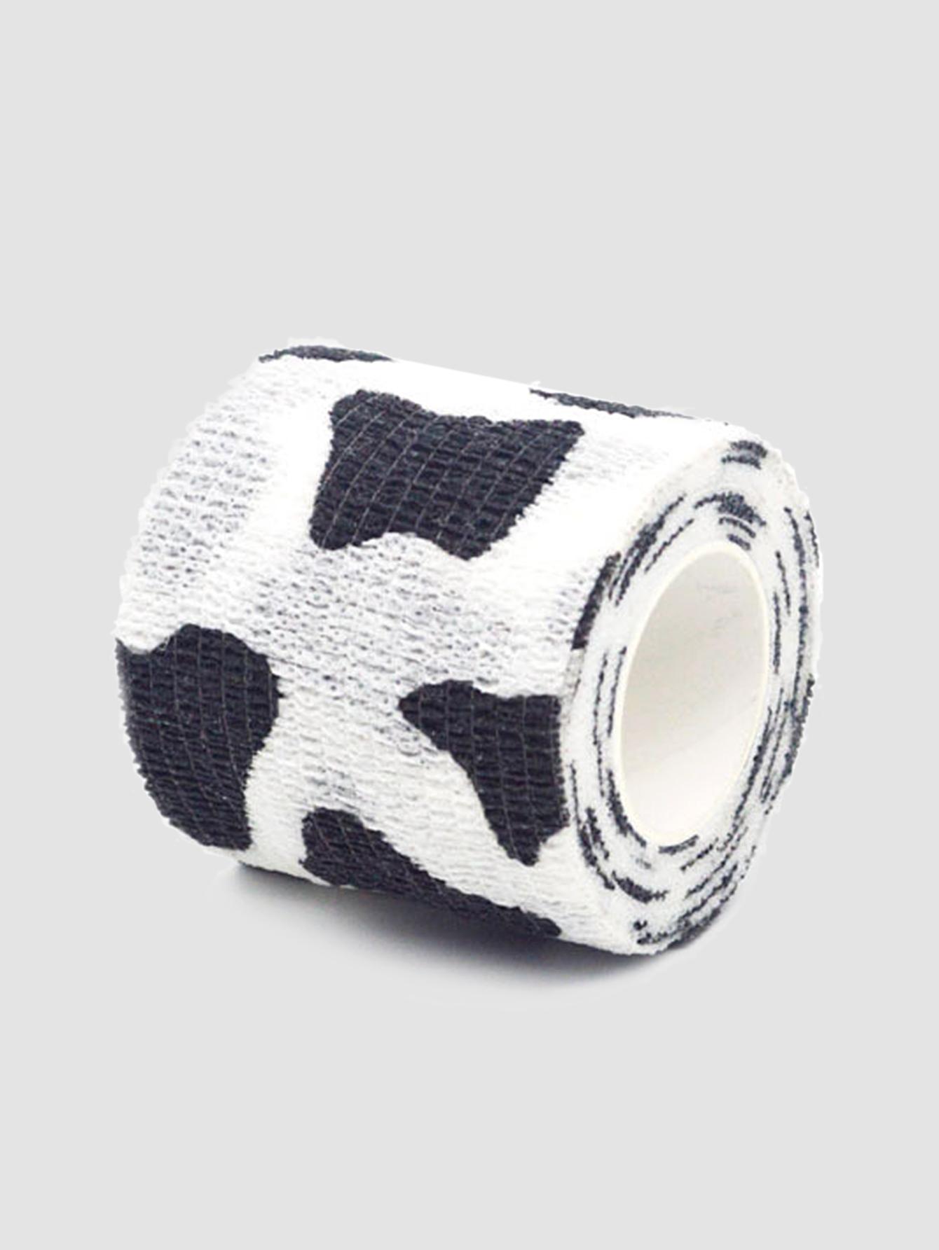 Printed Pet Tattoo Bandage Self-Adhesive Elastic Non-Woven Breathable Sports Bandage for Animal Wounds слоновая кость