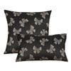 BUYNOW Jacquard Bow Pillowcase Without Pillow Core Korean Cute Girl Pink Bow Living Room Sofa Cushion Cover Home Bedroom Decor