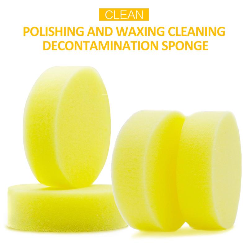 Shoes Shine Sponge Waxing Polishing Sponge Coat Brush Car Seat Cleaning Wipe Home Furniture Brush Kitchen Foaming Clean Gadget