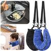 Multifunctional Fillable Travel Neck Pillow Bag With Storage Pouch Comfortable U-Shaped Pillow Luggage Pillowcase Portable Bag