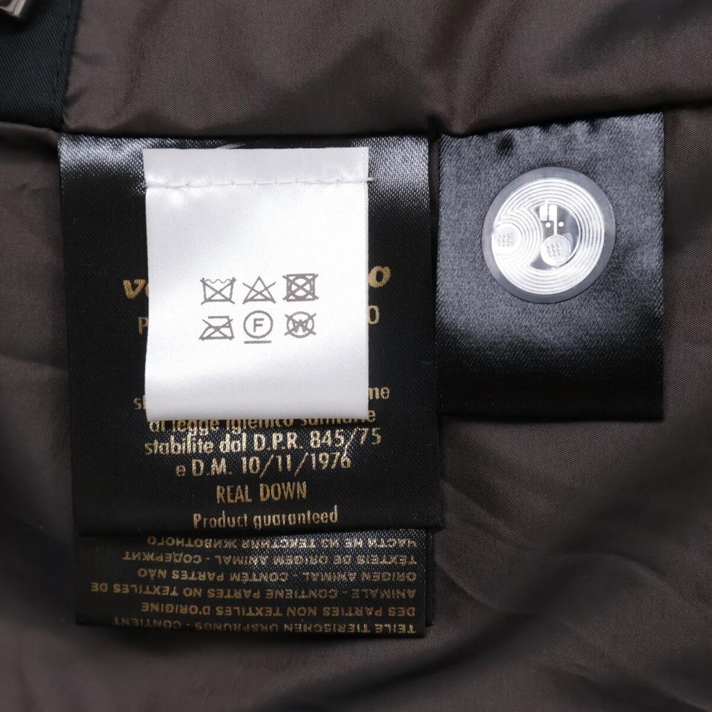 MOORER [New/Domestically Authorized] MORRIS-KM with Rabbit Fur Collar Jacket 44 NavyUsed