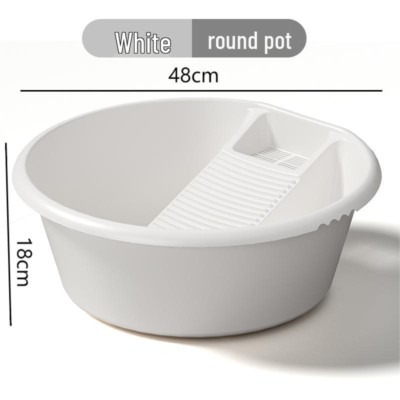 Children's and Baby Clothing Hand Wash Basin with Rubbing Board for Underwear and Socks