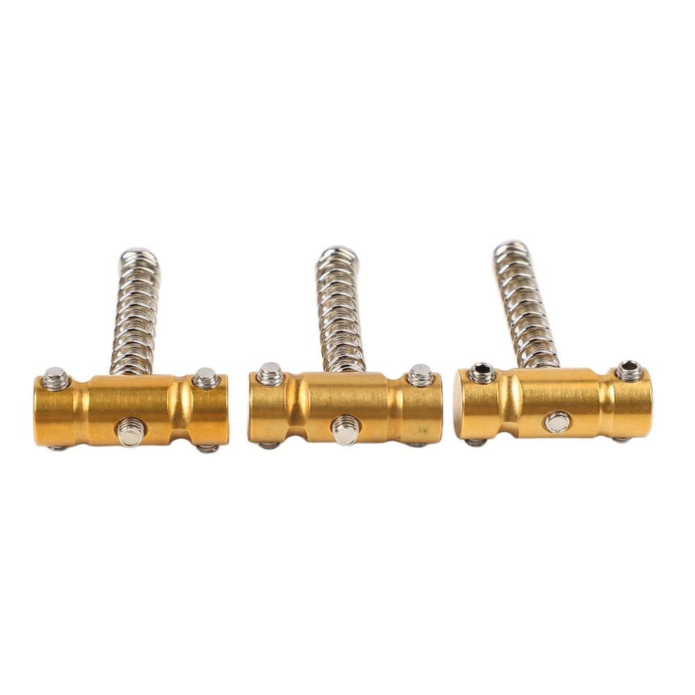 3PCS Brass Material Electric Guitar Saddles 10.8mm String Bridge Saddle Guitar Replacement Parts