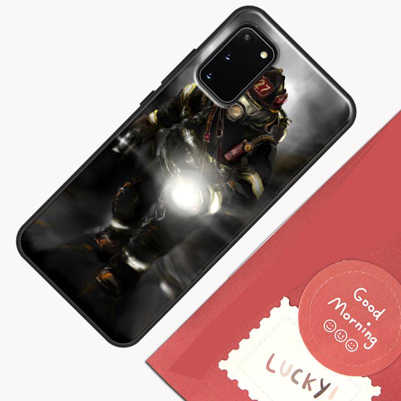 Firefighter Heroes Fireman Cool Phone Case For Samsung Galaxy S25 Ultra S20 S21 S22 S23 S24 Plus S9 S10 S24 FE Cover Shell