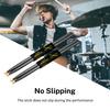 Donner Drumsticks, Set of 2, 5A Maple Wood, Practice Pad, Snare Drum, Percussion Sticks, with Storage Case, Black, Christmas, Birthday Gift
