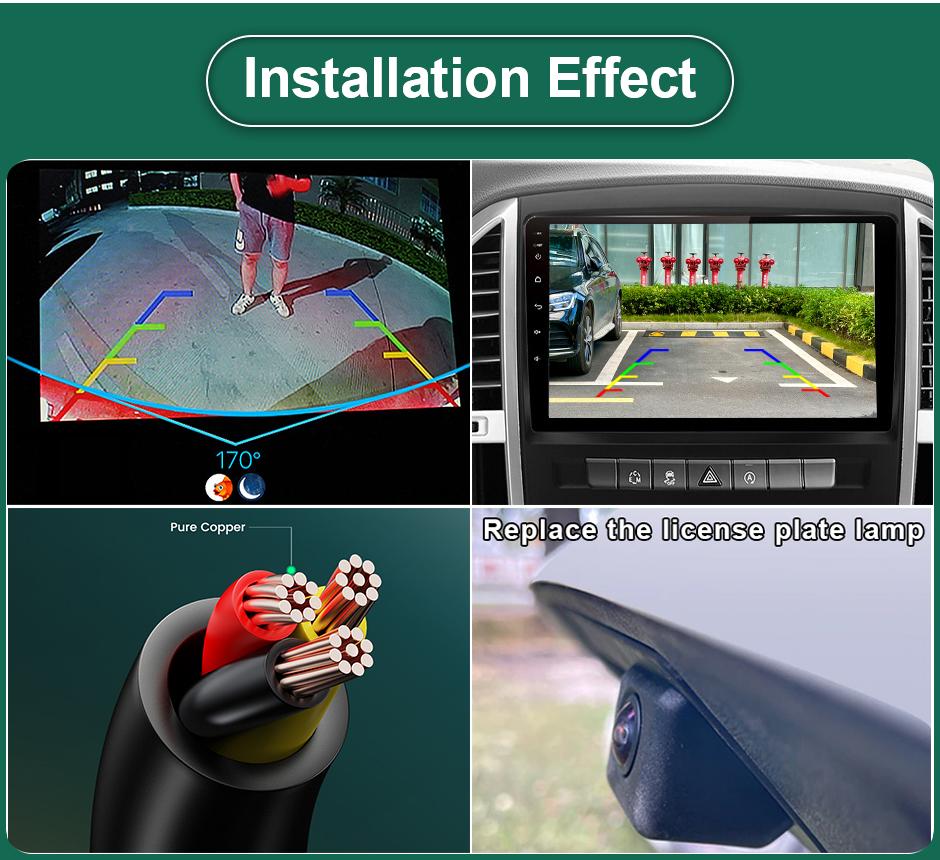 GreenYi 170° AHD 1080P Car Rear View Camera for Mercedes Benz R-Class W251 X164 W164 SLK R171 2005-2013 Night Vision 4 Pin