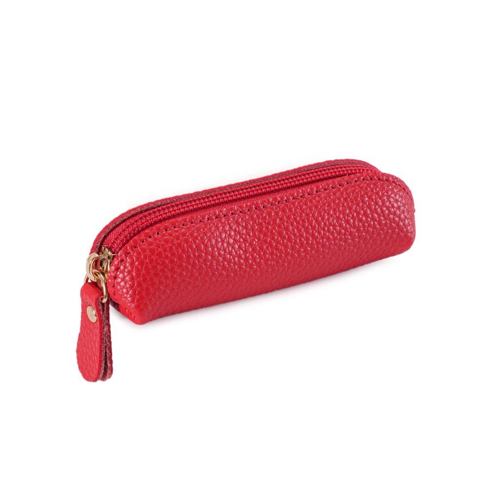 

PU Leather Mini Wallet Cowhide Compact Design Coin Bag Portable Size Zipper Closure Zipper Coin Purse Personalized Use