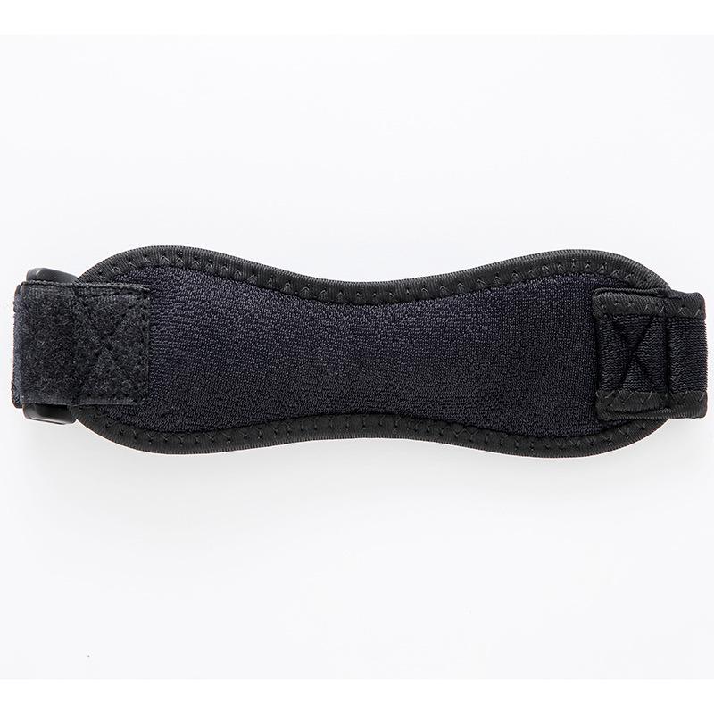 Unisex Verstellbare Eva Weichpolster Knieschlaufe Patellasehnen-Schutz Kompressionsbandage für Laufen Radfahren Fitnessstudio Sport Knieunterstützung