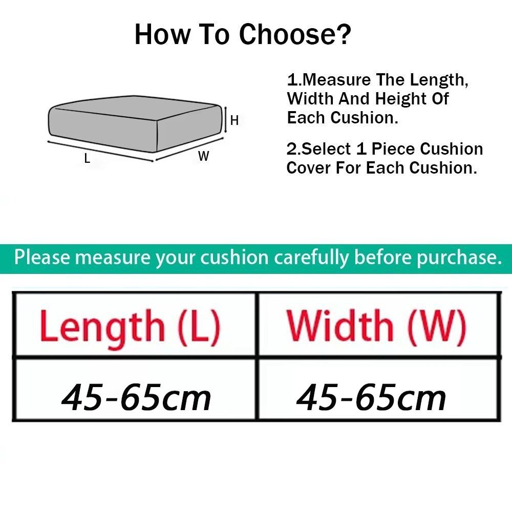New Flannel Sofa Seat Cushion Cover Removable Washable Chair Cover Anti-cat Scratching Sofa Protector Living Room