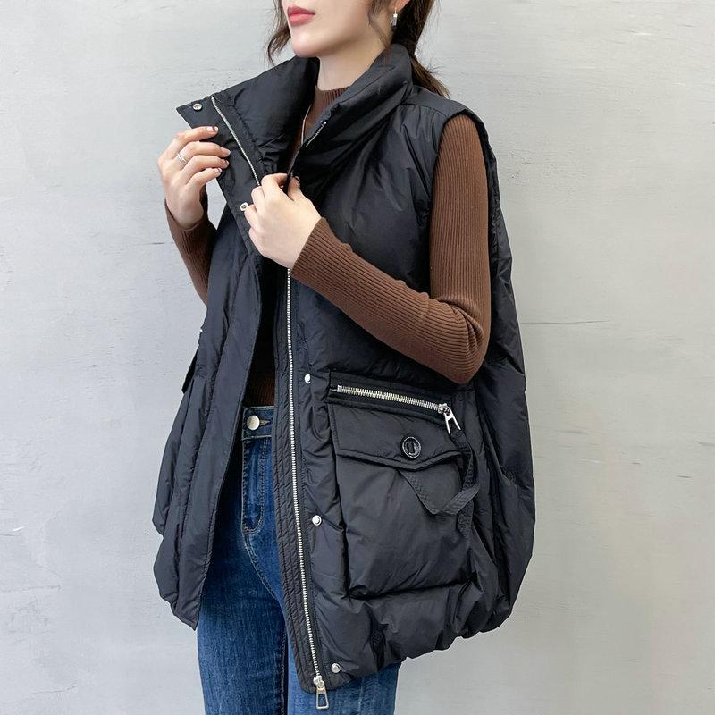 

Женское пальто из пухового хлопка XL чёрный