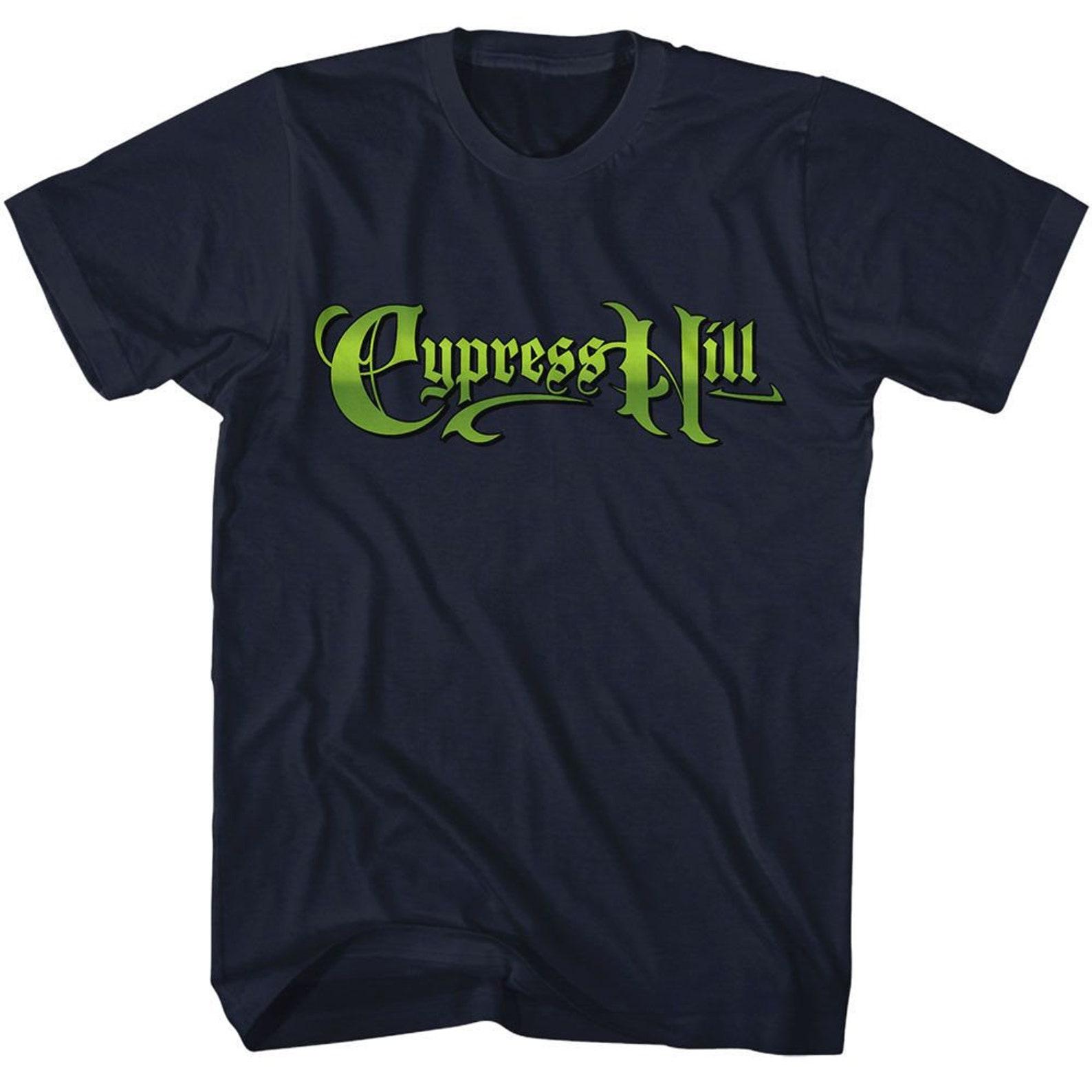 Cypress Hill Gradient Logo Navy T-Shirt S
