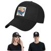 Cartoon Whale Ocean Animal Sunset Print Baseball Caps Snapback Men Women Hats Adjustable Cap Hip Hop Baseball Hat Casquette
