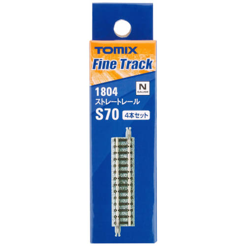 TOMYTEC TOMIX N Gauge Straight Rail S70 F Set of 4 1804 Model Train Supplies