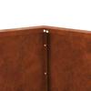 Plant Pot 2 pcs Rusty 50 x 50 x 40 cm Weatherproof Steel