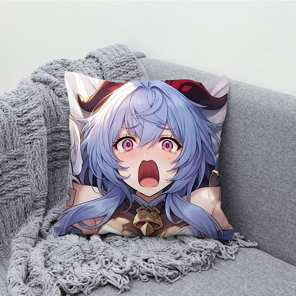 Ganyu Pillow Case For Sofa Decor Car Office Room Printing Cushion Cover Decorations and Protector