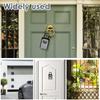 1/2Pcs Key Lock Box High Strength Alloy Free Installation Outdoor Password Key Box 4 Digit Code Box Waterproof Key Safe Case