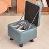 Home Storage Stool Multifunctional Small Stool Sofa Stool Can Sit Bed End Storage Square Shoe Changing Stool Chair